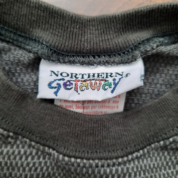 Vintage Northern Getaway Long Sleeve Knit Shirt - Picture 5 of 12